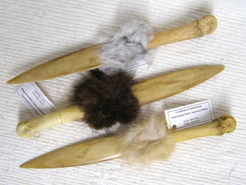 Cherokee Made Deer Leg Bone Knife