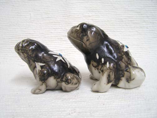 Ceramic Horsehair Leap Frogs